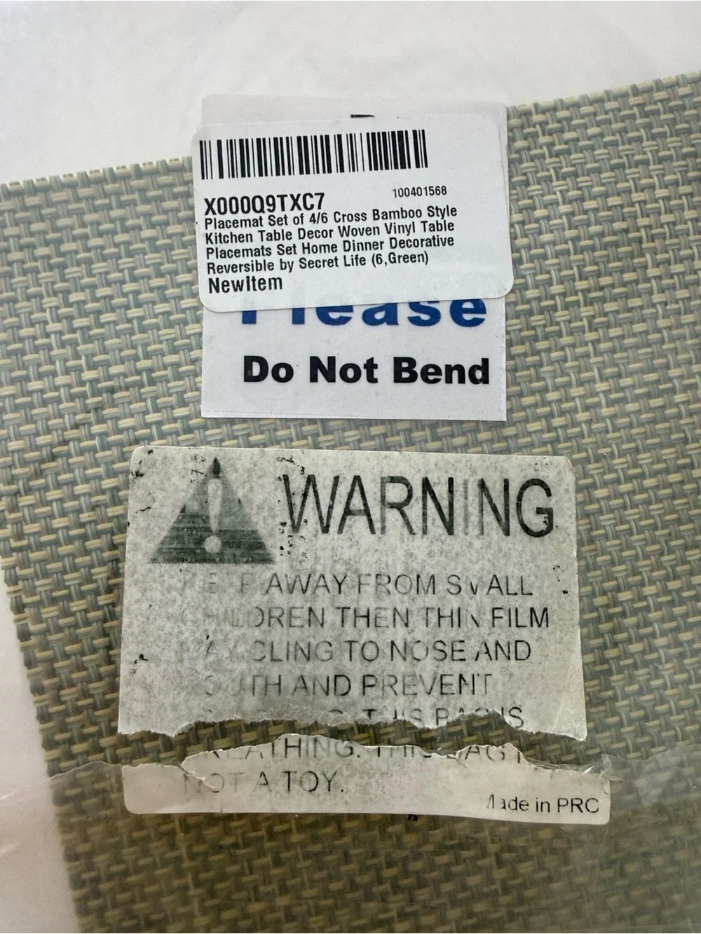 N/A set woven